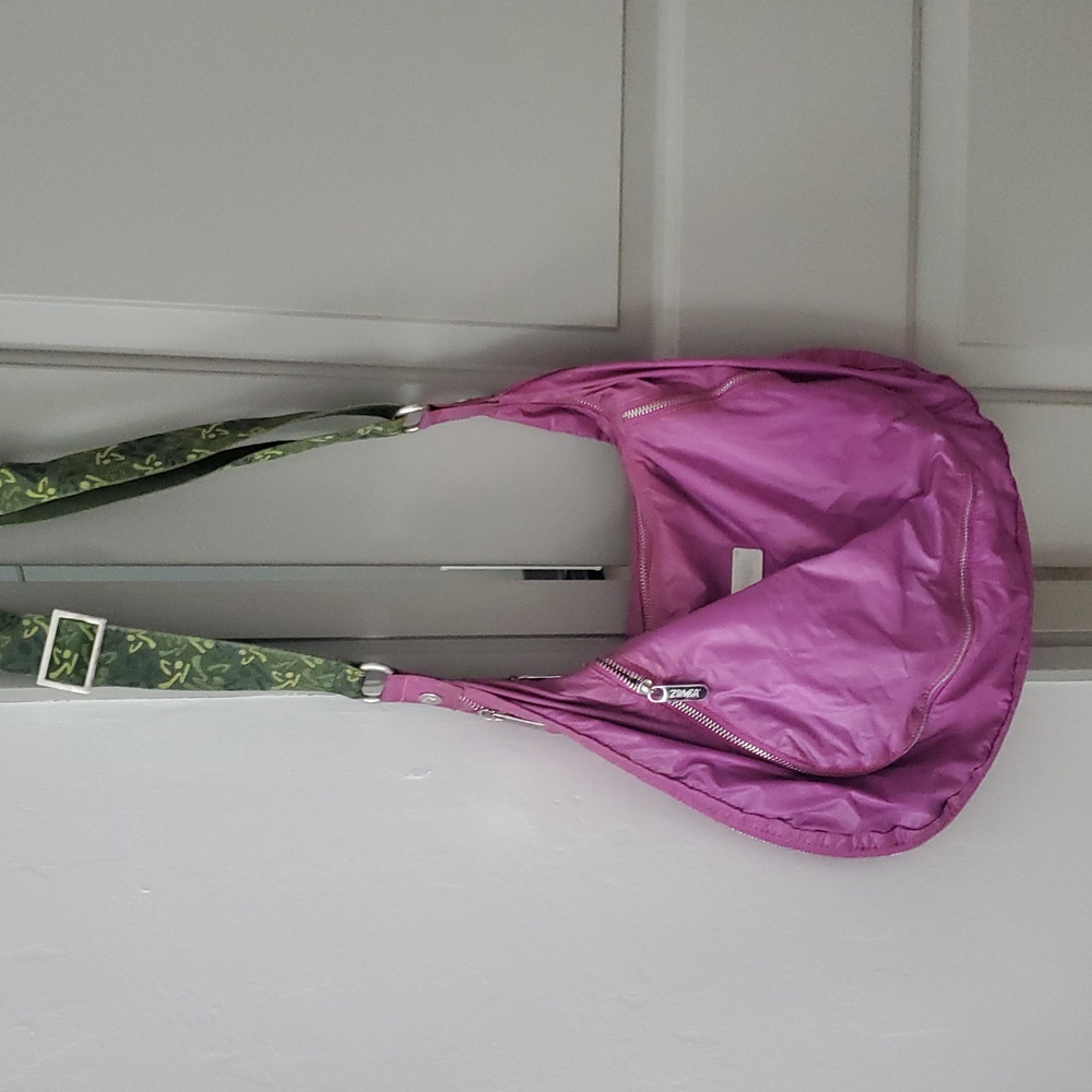 Zumba reversible purse Women's camo and purple